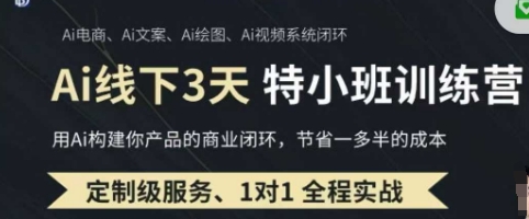 AI实操培训第20-21期线下,0基础保姆级教程,3月最新整理,企业获客、降本增效、打造超级个体-轻创终点站